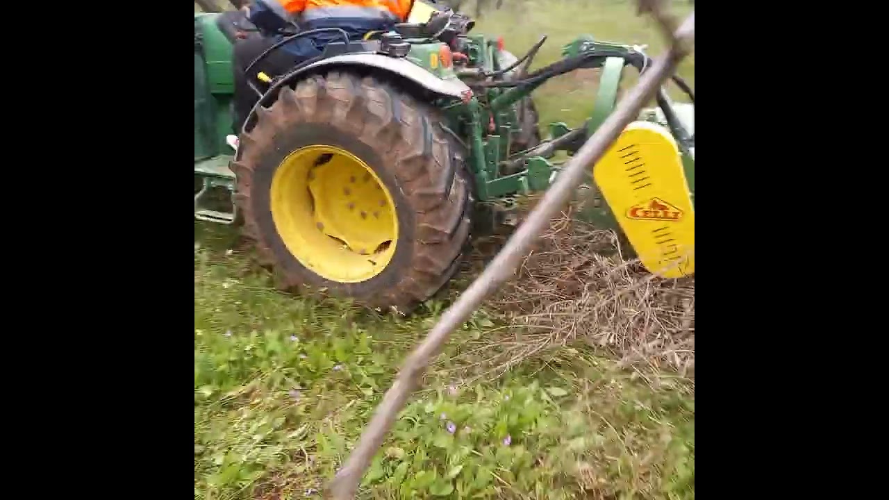 John Deere GL 75 με καταστροφέα celli mizar