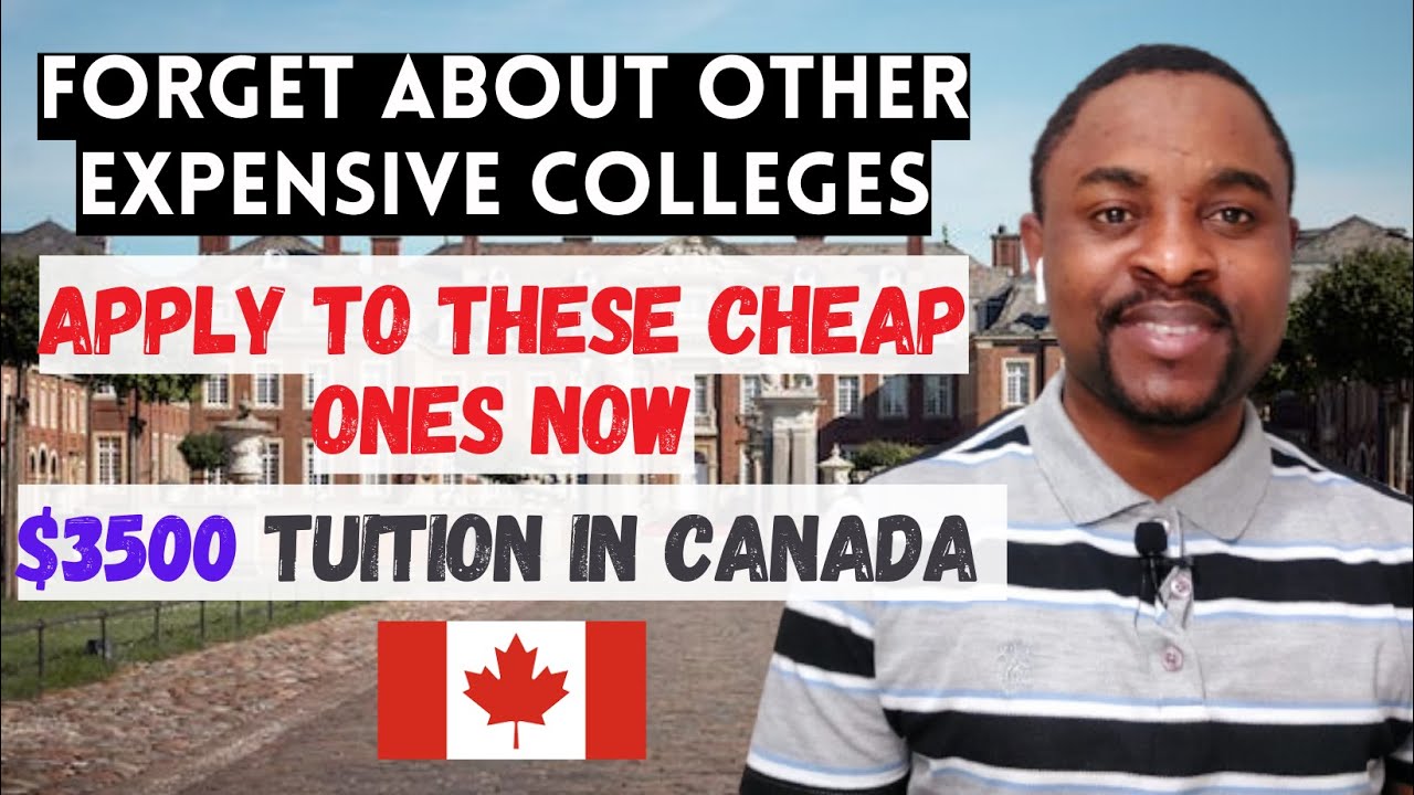 Top 8 CHEAPEST COLLEGES in CANADA for International students | Low GPA Accepted, No IELTS Required