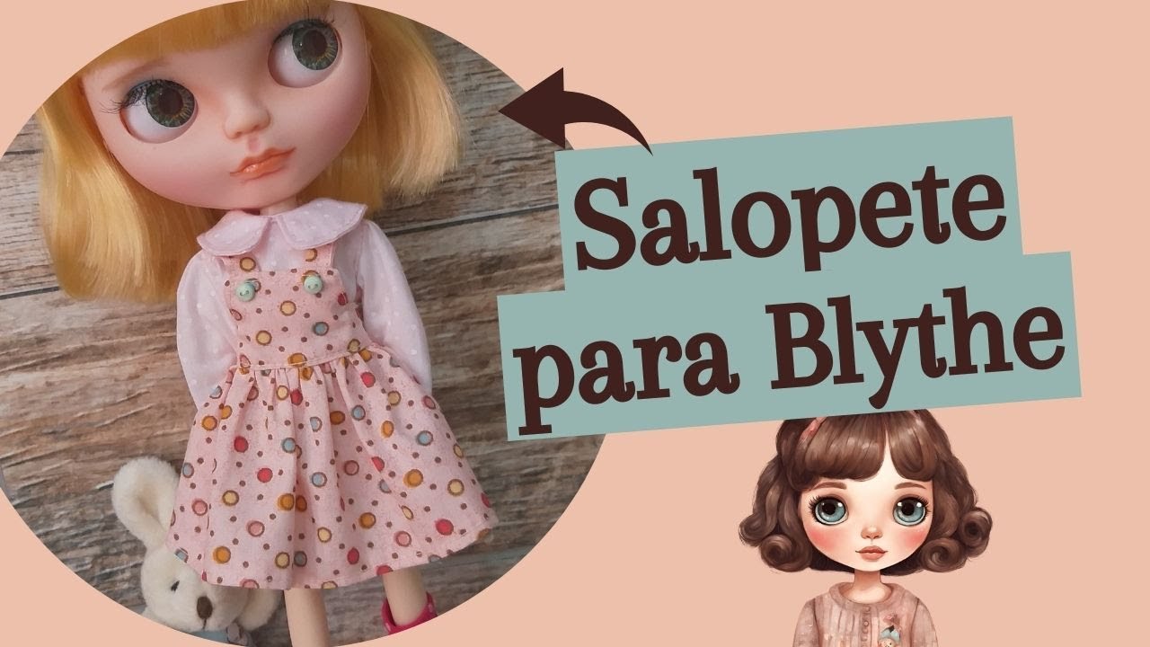 [Molde Gratuito] D.I.Y.: Salopete/Jardineira para bonecas Blythe #34