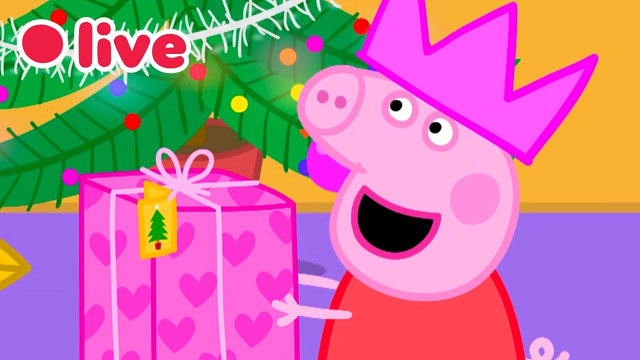 🔴 LIVE Peppa Pig Christmas Episodes! 🎄 Peppa Pig Full Episodes ☃️ Peppa Pig at Christmas