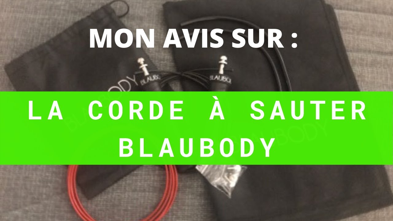 La meilleure corde à sauter crossfit ? Avis sur la corde lestée BLAUBODY  dispo sur Amazon ! SPORT