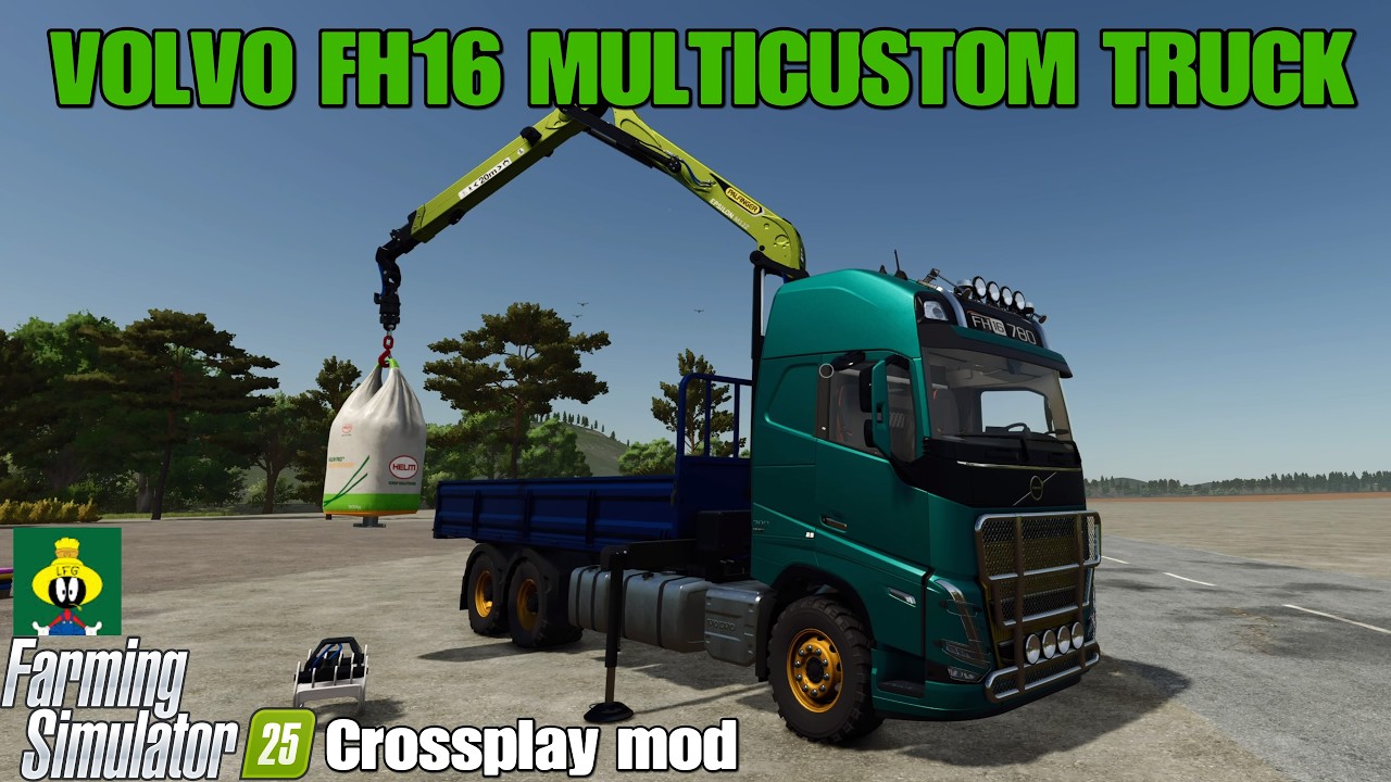 VOLVO FH16 MULTICUSTOM TRUCK / FS25 crossplay mod