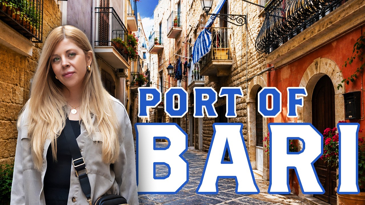 Exploring the Port of BARI, ITALY on our Oceania Riviera Cruise! (we walked everywhere!) Ep. 4