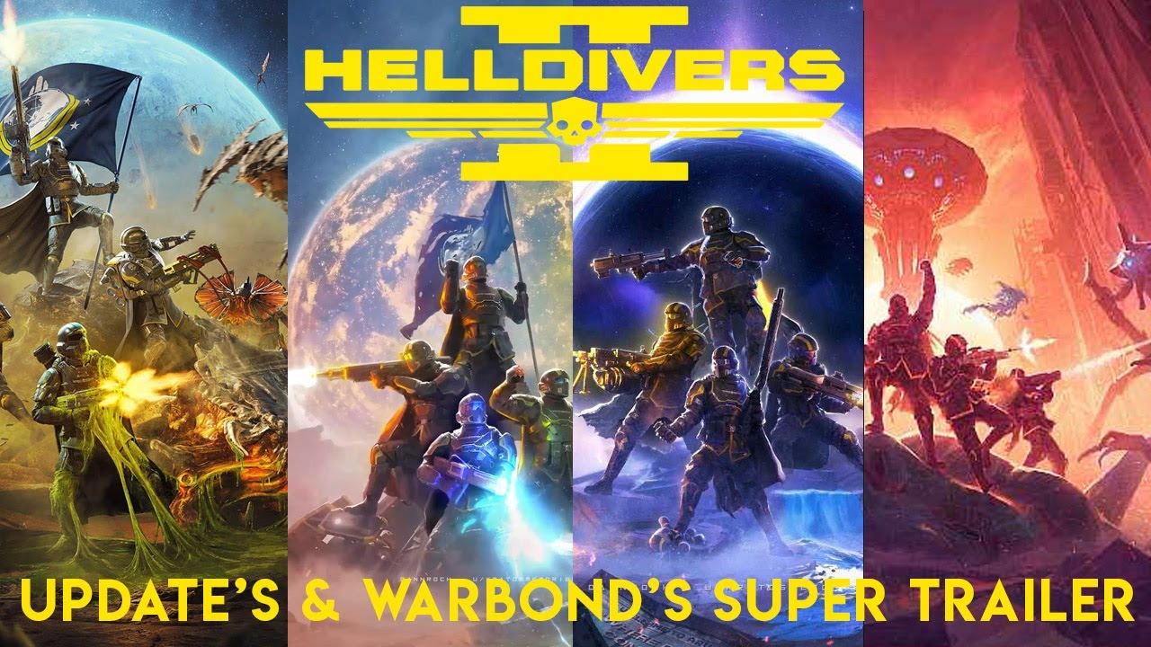 HELLDIVERS 2 | Update's & Warbond's SUPER TRAILER
