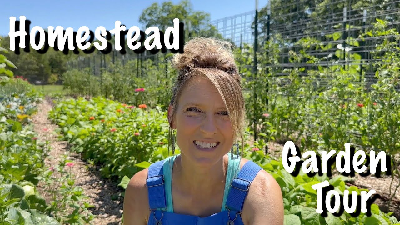 Growing Groceries for my Family // Homestead Garden Tour // Beat Inflation - Self Sufficiency