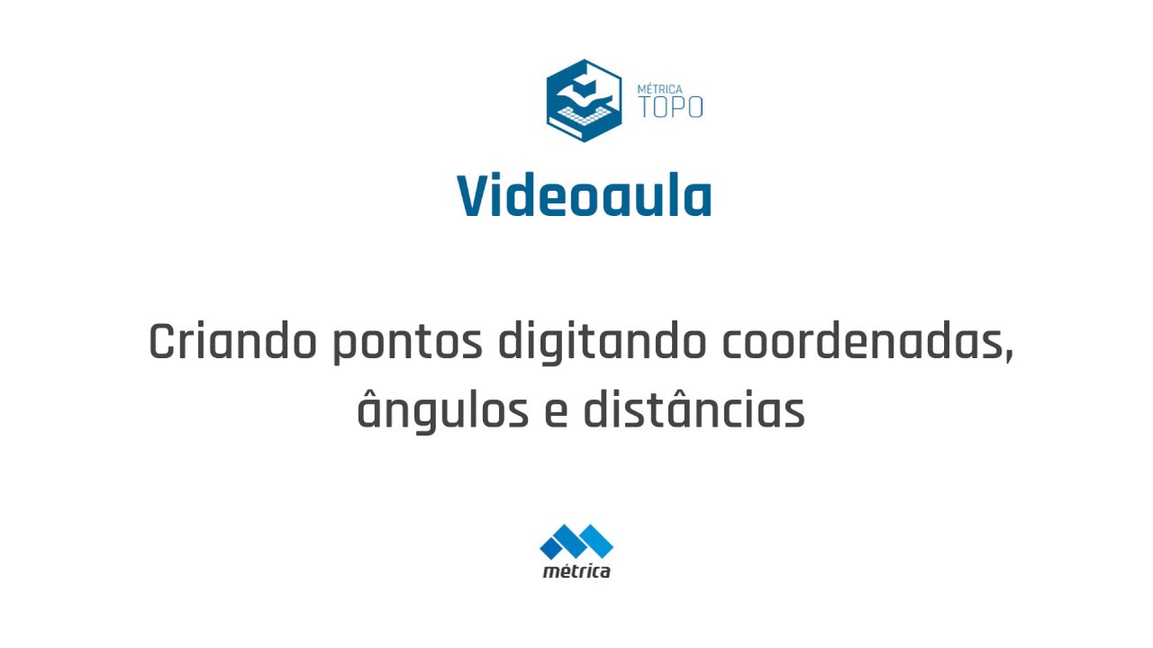Digitando coordenadas, ângulos (azimutes) e distâncias na linha de comando