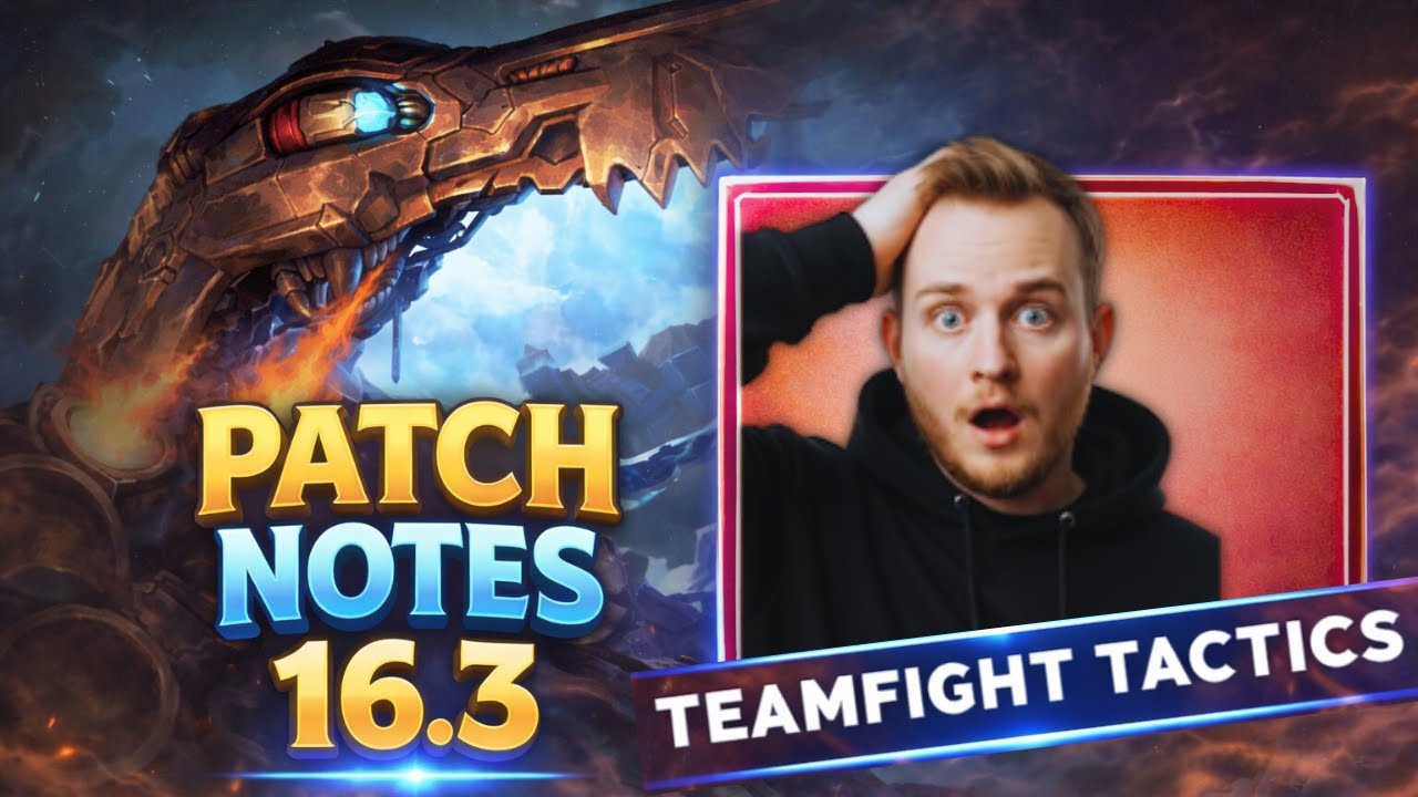 😱O T-Rex Voltou?! Tudo Sobre o Patch 16.3 do TFT