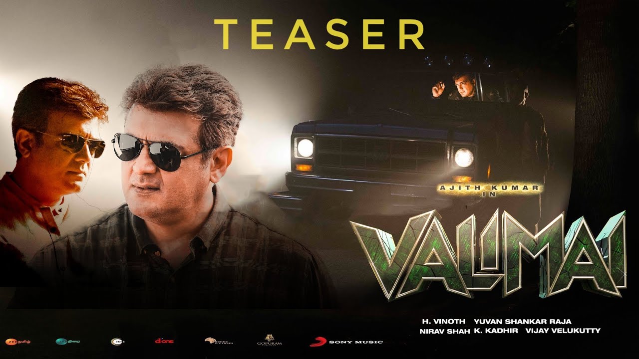 Valimai Teaser | Ajith Kumar | H.Vinodh | Yuvan Shankar Raja | Nirav Shah | Boney Kapoor |