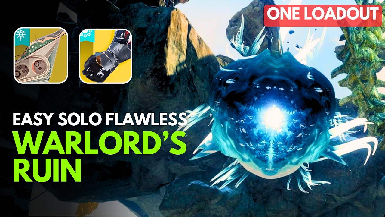 Solo Flawless Warlord's Ruin on Warlock (One Loadout) [Destiny 2 Renegades]