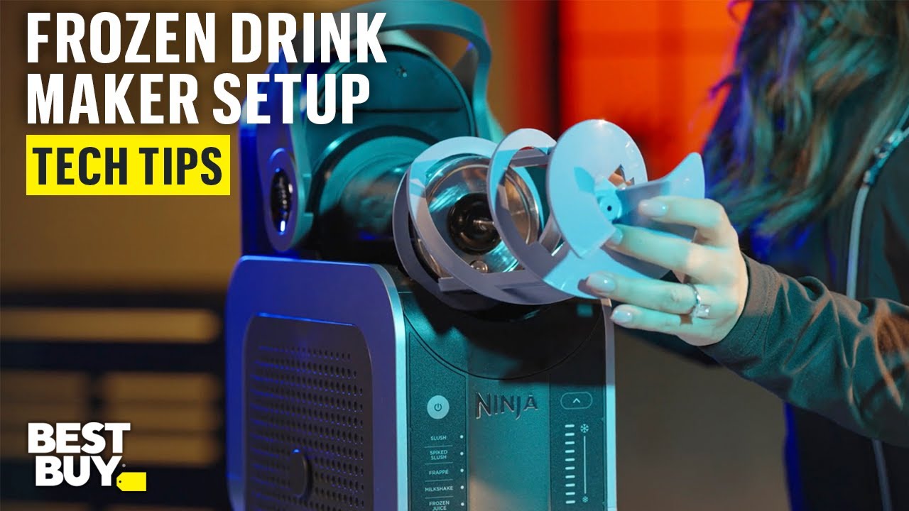 Preparing the Ninja SLUSHi Professional Frozen Drink Maker for First Use &ndash; Tech Tips from Best Buy