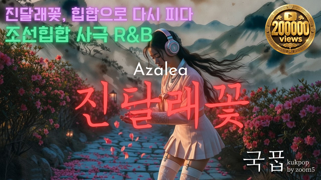 10만뷰🏅국팝by주모《진달래꽃-Azalea》힙합으로 다시 피다 #진달래꽃 #김소월 #조선팝 #조선힙합 #알앤비 #사극 #케이팝 #kpop #조선팝데몬헌터스 #국악랩 #국악힙합