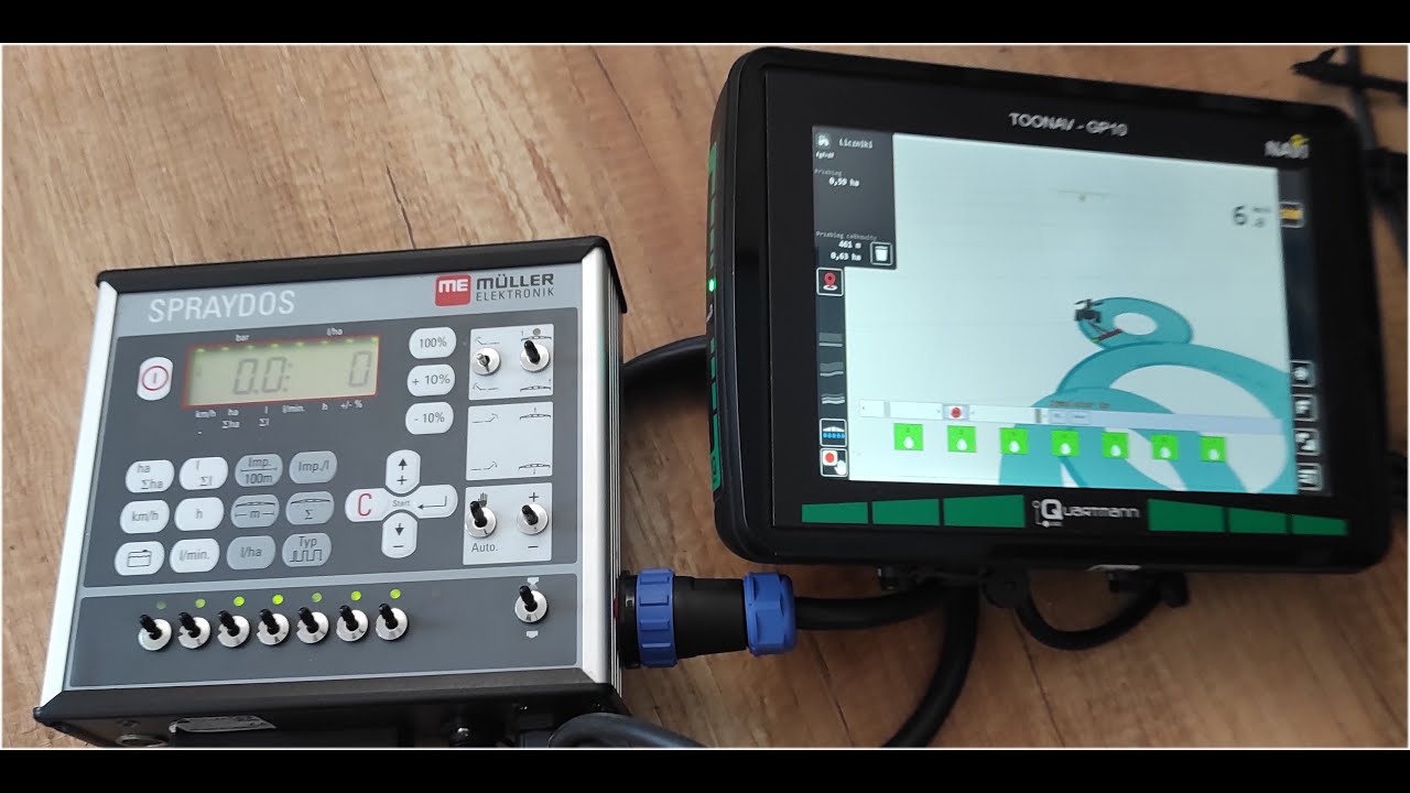 Muller Elektronik Spraydos SECTION CONTROL Kontrola sekcji Nawigacja RTK Quartmann Rootsey Polska