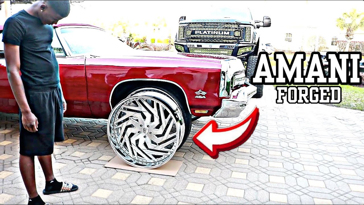 Taking delivery of my new Amani Forged wheels