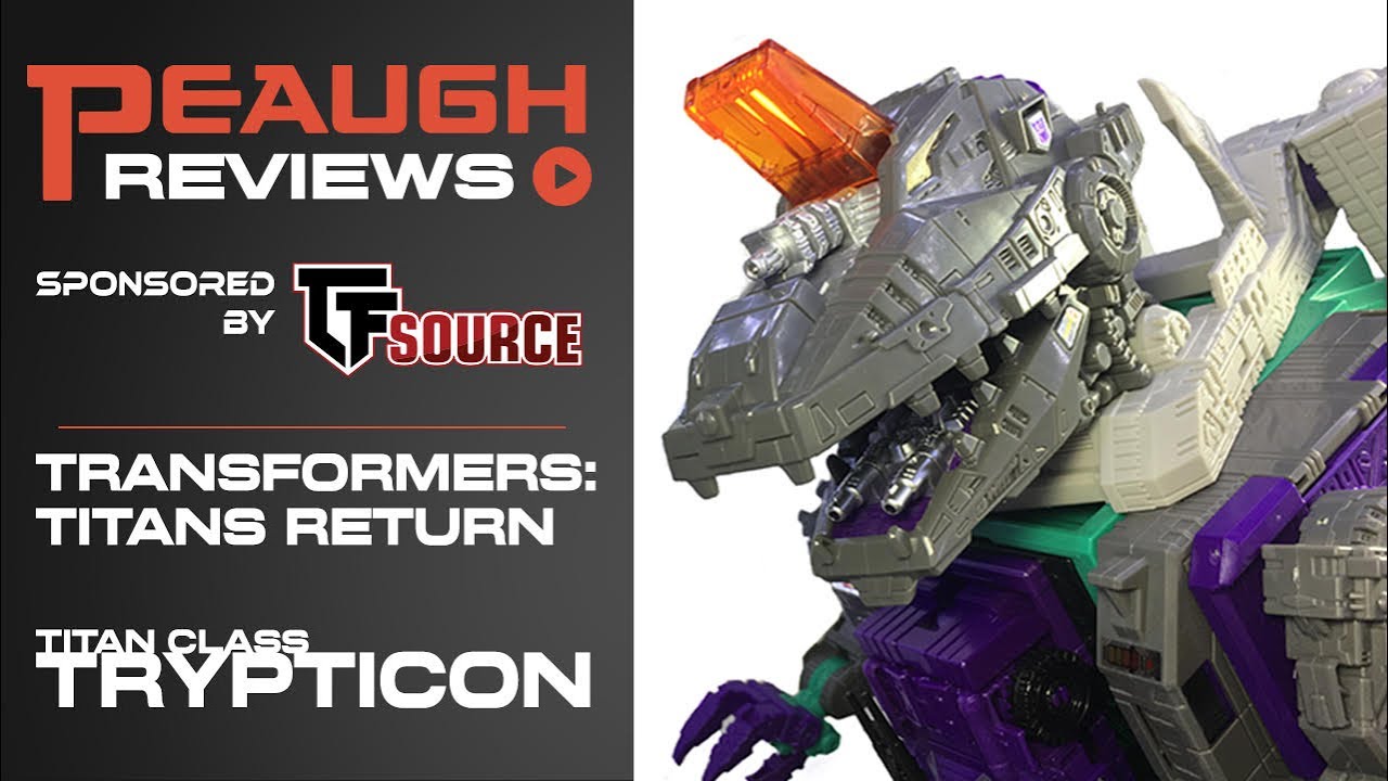 Video Review: Transformers: Titans Return Titan Class TRYPTICON w/ Full-Tilt