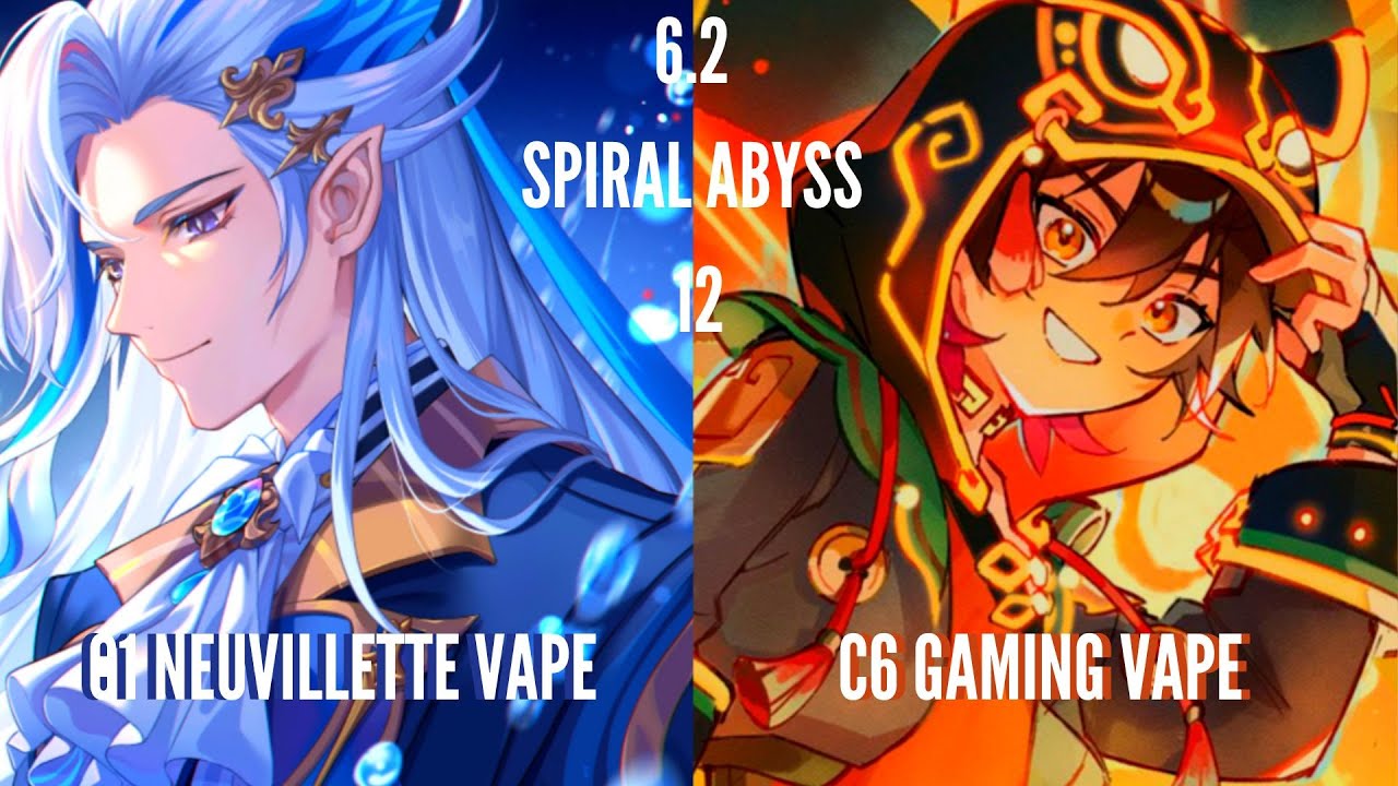 Genshin Impact | Espiral del Abismo 6.2 | Piso 12 | Neuvillette C1 Vaporizado | Gaming C6 Vaporizado