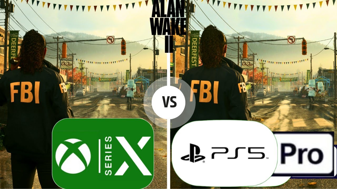 alan wake 2 ps5 pro vs xbox series x