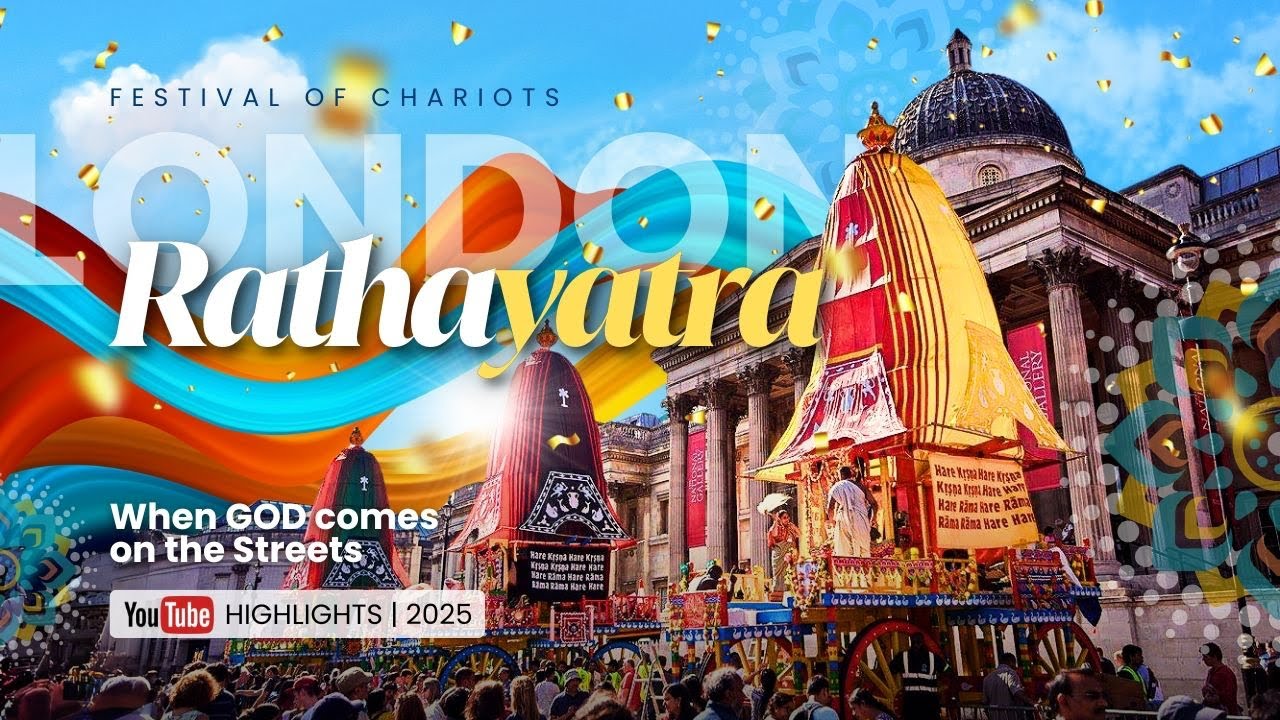 When GOD Comes on the Streets | The Festival of Chariots | London Ratha Yatra 2025