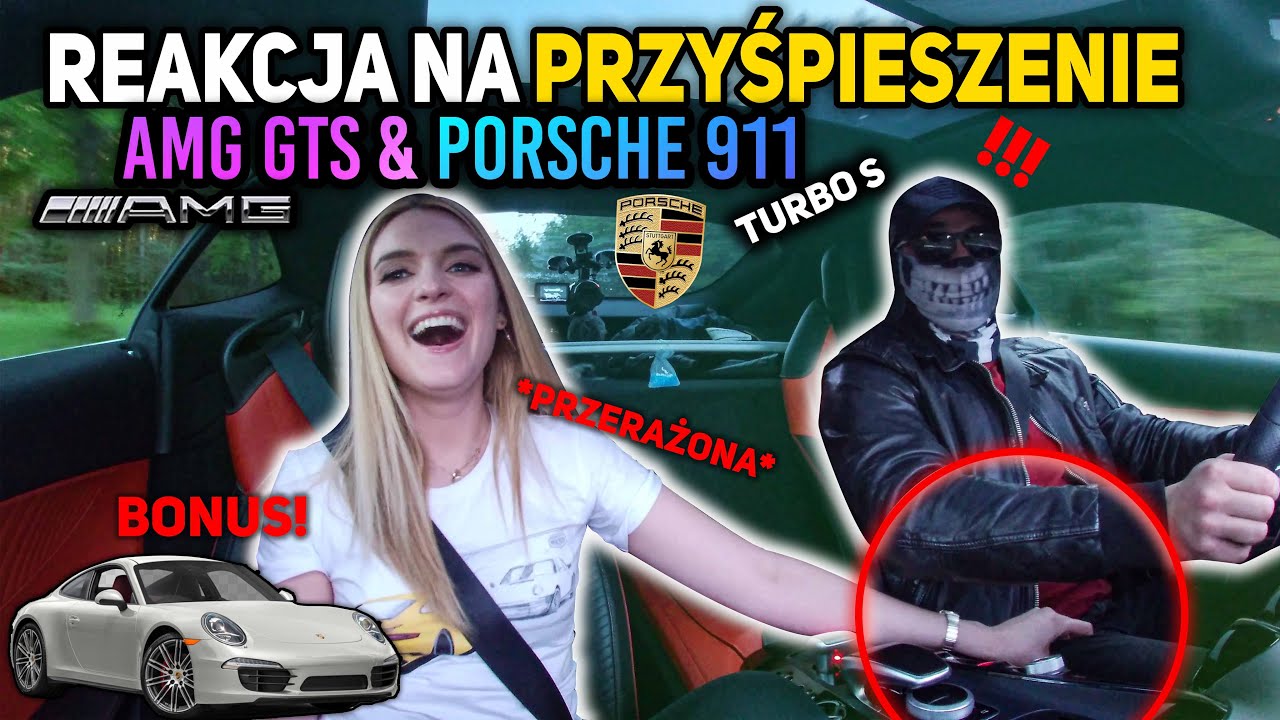 REAKCJA NA PRZYŚPIESZANIE AMG GTS | 911 PORSCHE TURBO S