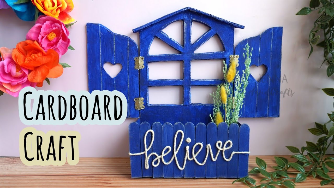 Cardboard Craft Ideas | Home/ Room Decorating Ideas | Wall Hanging Ideas