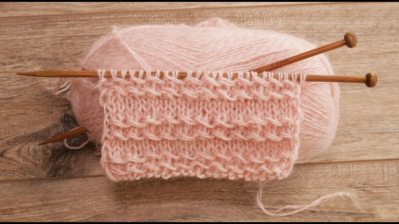 Узор «Цепочка из протяжек» спицами 💫 Knitting Chain Pattern