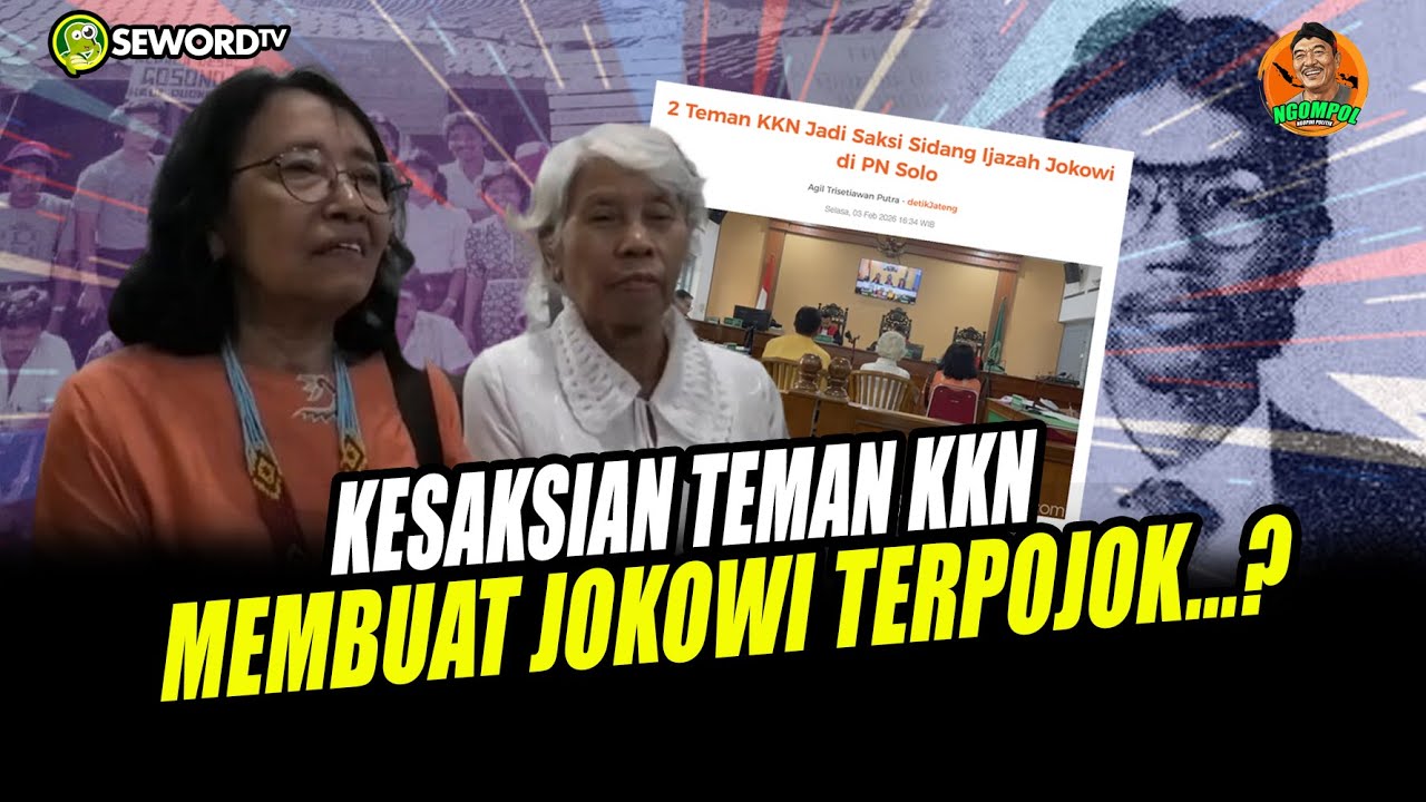 Begawan: NGAKAK, TEMAN KKN BUKA FAKTA POJOKKAN JOKOWI #1664