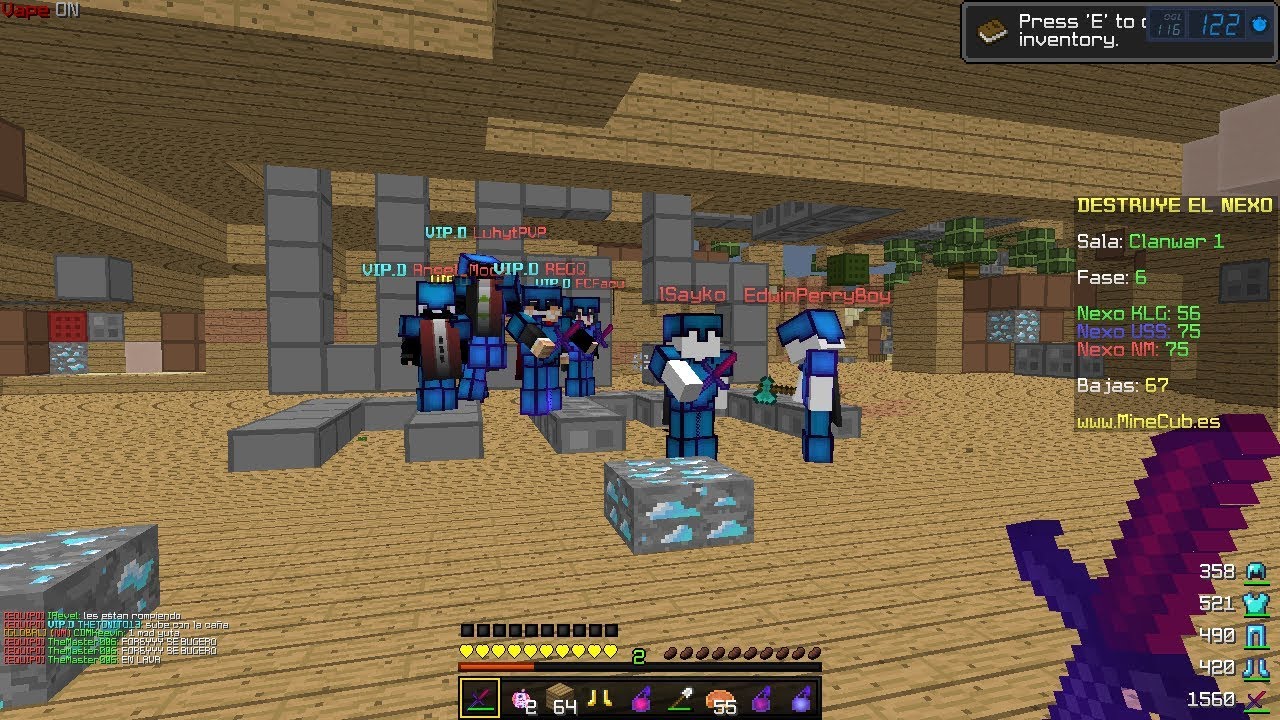 CW MINECUB l NM-USS-KLG l QUE PAREZCA FIESTA HPTA JSSJS