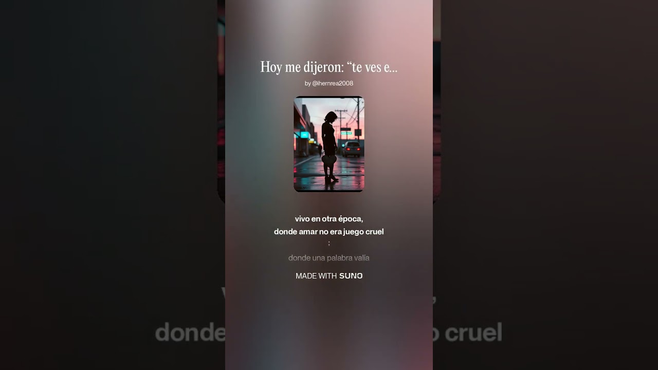 Hoy me dijeron  “te ves enfermo