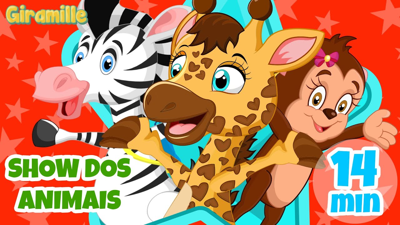Show dos Animais - Giramille 14 min | Desenho Animado Musical