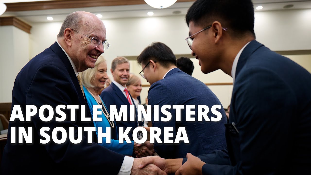Apostle Quentin L. Cook Ministers in South Korea