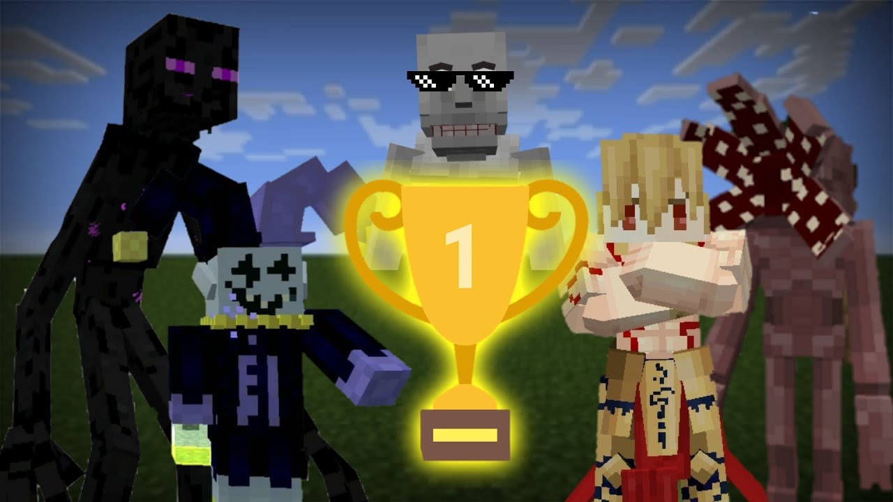 TOURNAMENT OF MOBS  [N°2]  [Part 1]  {Minecraft pe} [special 15k subscribers]