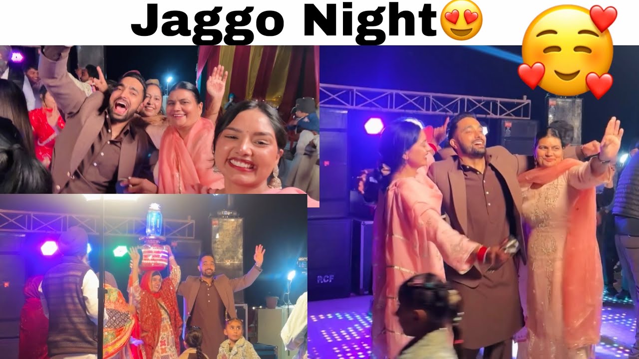 Jaggo Night 😍🥰 | Navhappy Bhullar | Vlog 
