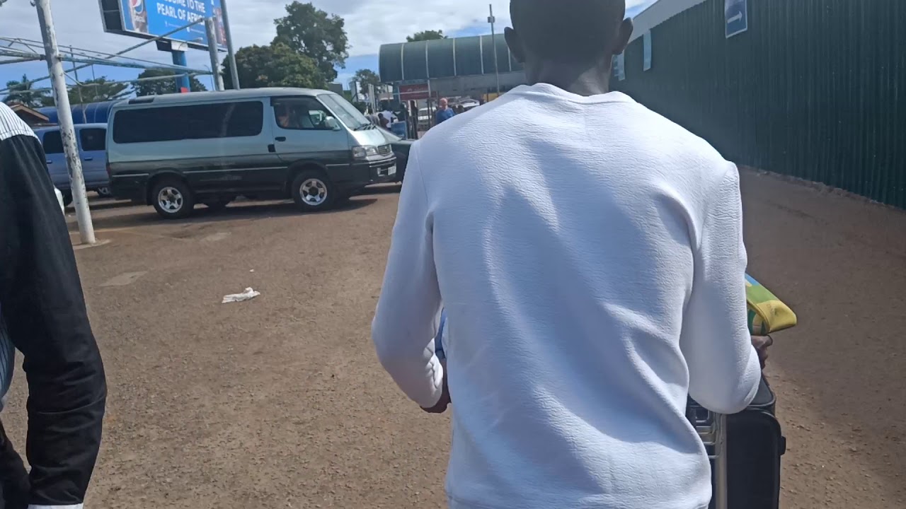 from entebe airport UGANDA to the car park