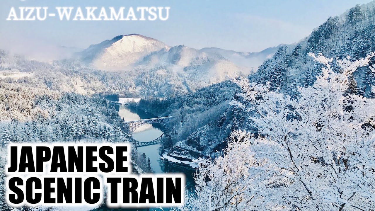🇯🇵Riding the Most Scenic Countryside Train in Japan || Tadami Line, Aizu-Wakamatsu