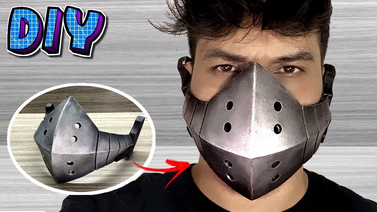 Como Fazer A Máscara do Izuku Midoriya - Boku no Hero Academia.