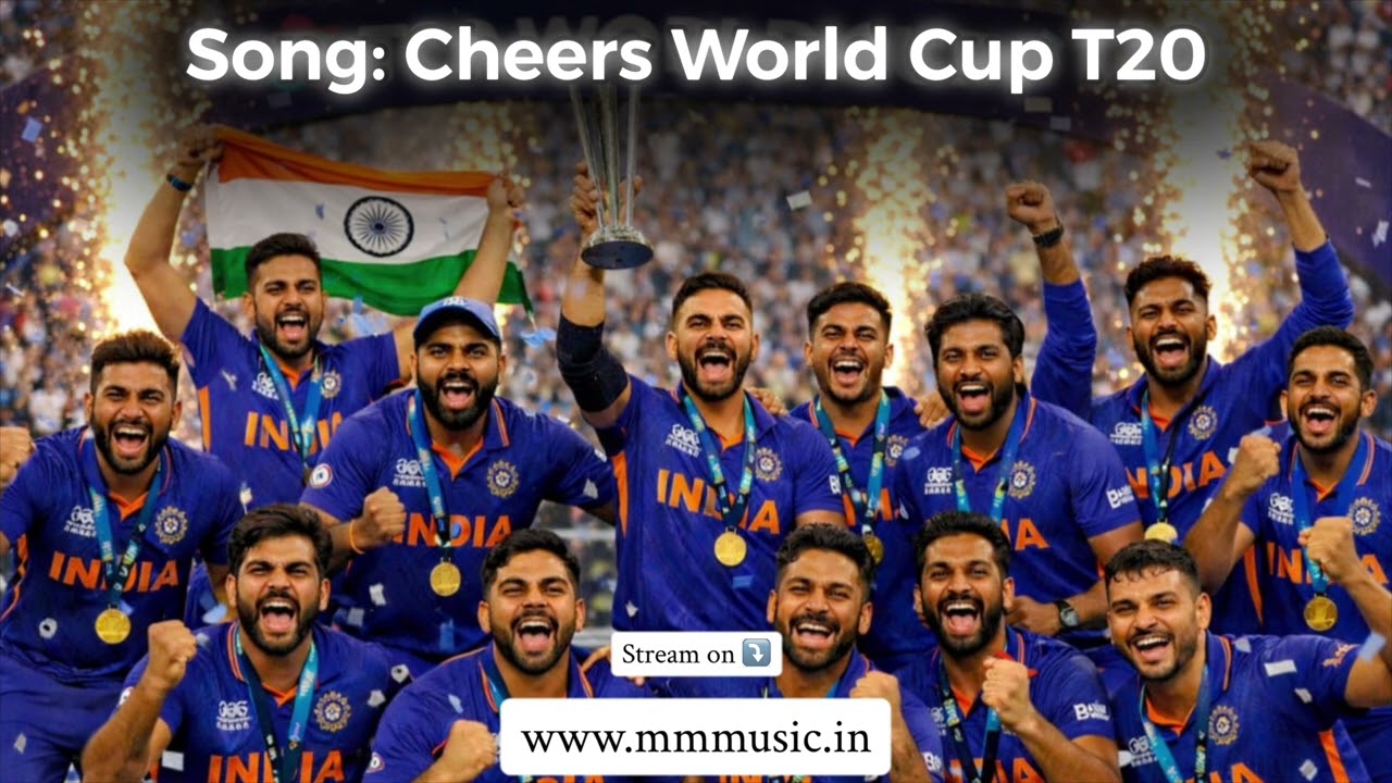 Cheers World Cup T20 |  MM Music | World Cup Song | T20 World Cup Song | India | Lets Go Team India