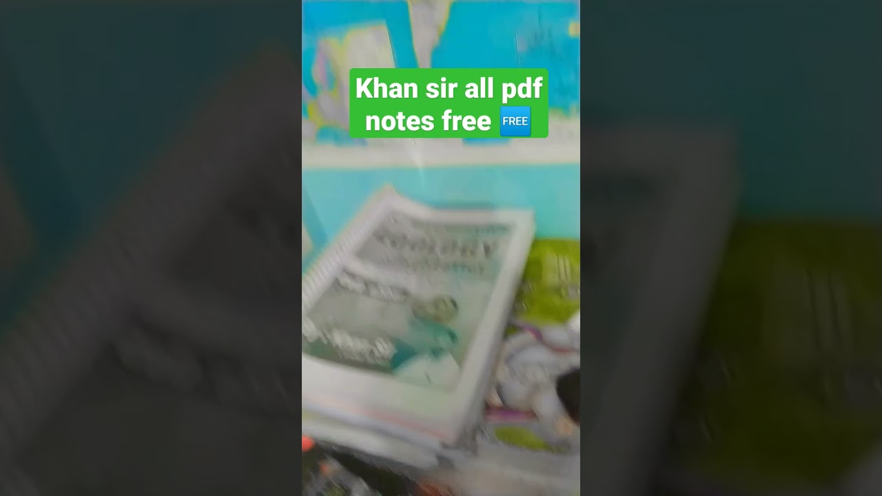 khan sir all pdf notes free। khan sir pdf|| khan sir pdf kaise download kare