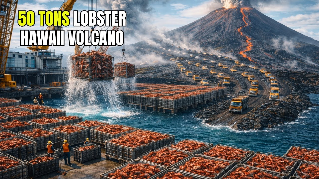 Hawaii Is Farming 50 Tons Of Lobster On A Volcano Crater — The Engineering Is Incredible