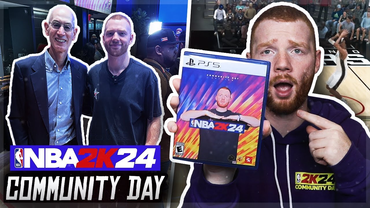 I WENT TO 2K24 COMMUNITY DAY IN NEW YORK & MET ADAM SILVER!! 2K EVENT VLOG!