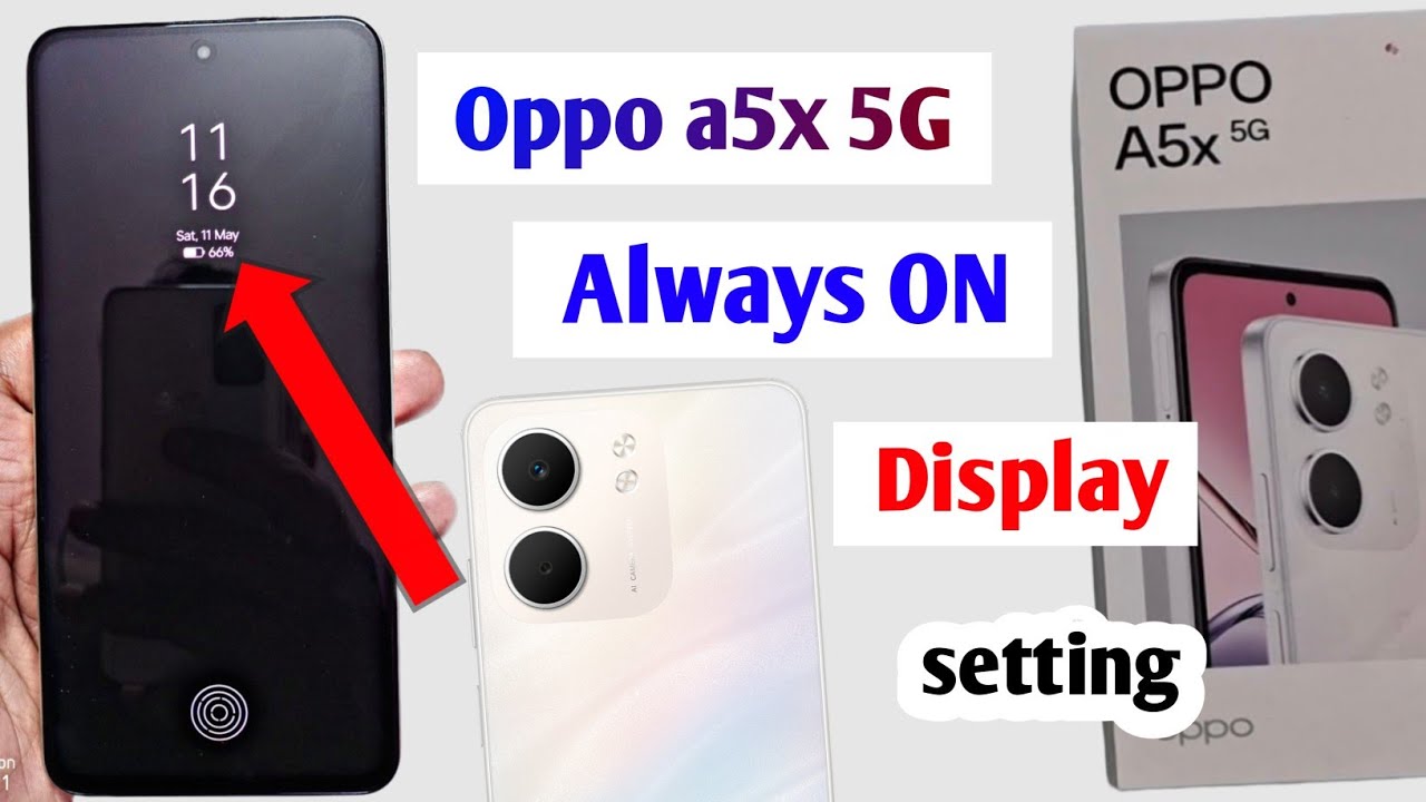 Oppo a5x 5g always on display settings | oppo a5x 5g me always on display kaise kare