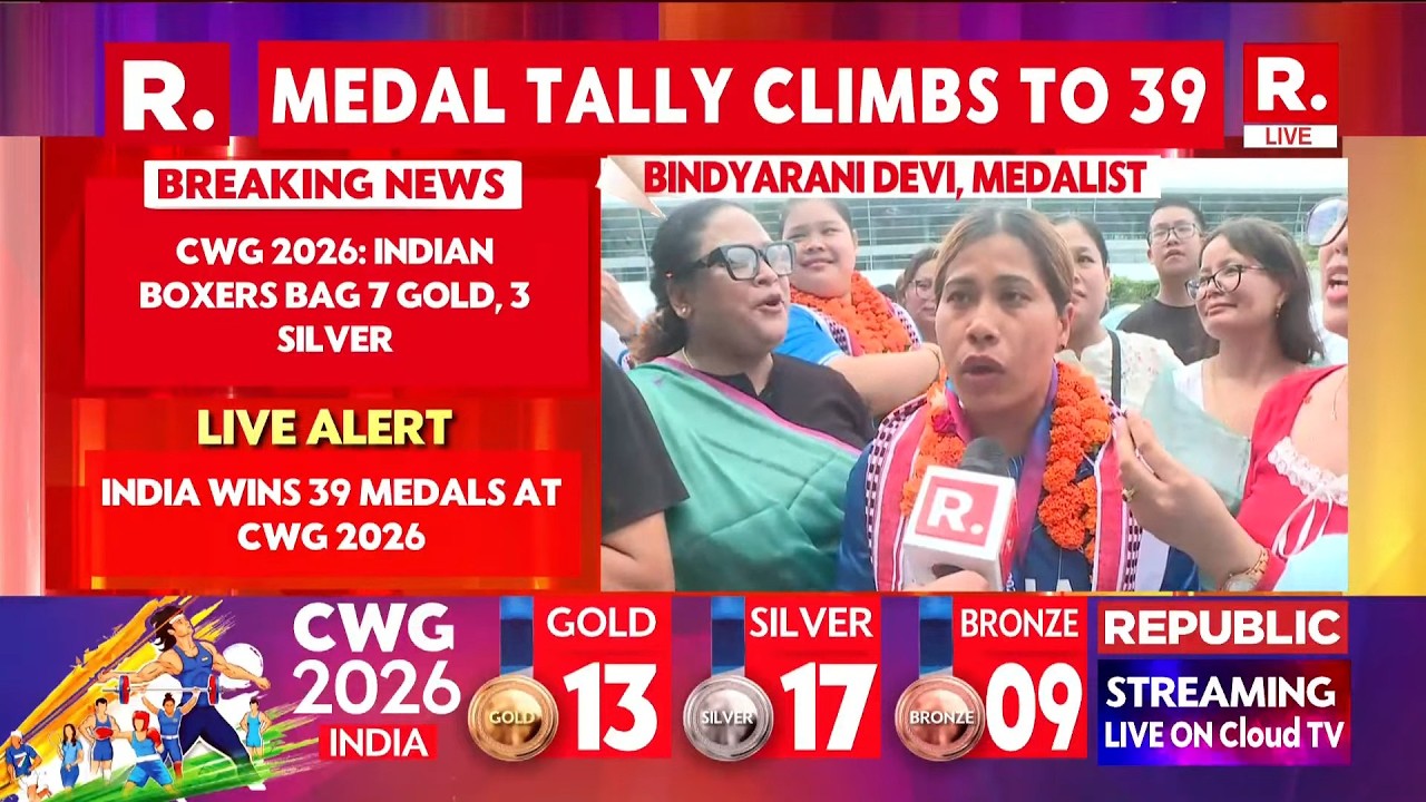 India Wins 39 Medals at CWG 2026 | Boxers Bag 7 Gold, 3 Silver | Glasgow CWG 2026 LIVE