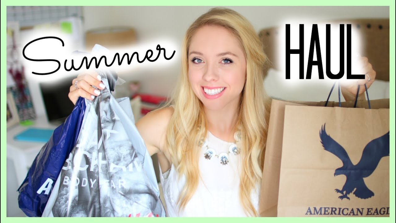 Summer Clothing Haul 2014! American Eagle, H&M, Nordstrom and More!