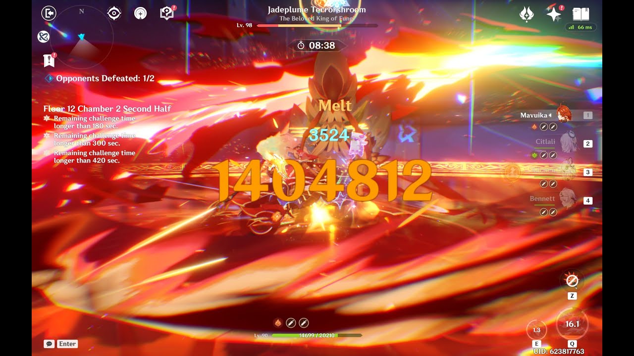 [NEW 5.8 Abyss Speedrun no reset] Neuvillette & Mavuika | Floor 12 | Genshin Impact