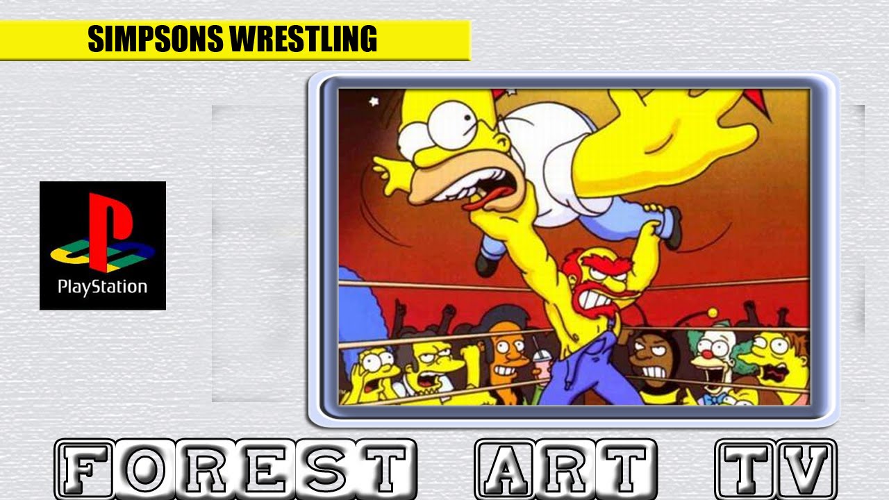 Обзор игры Simpsons Wrestling для PS1 (PlayStation One)