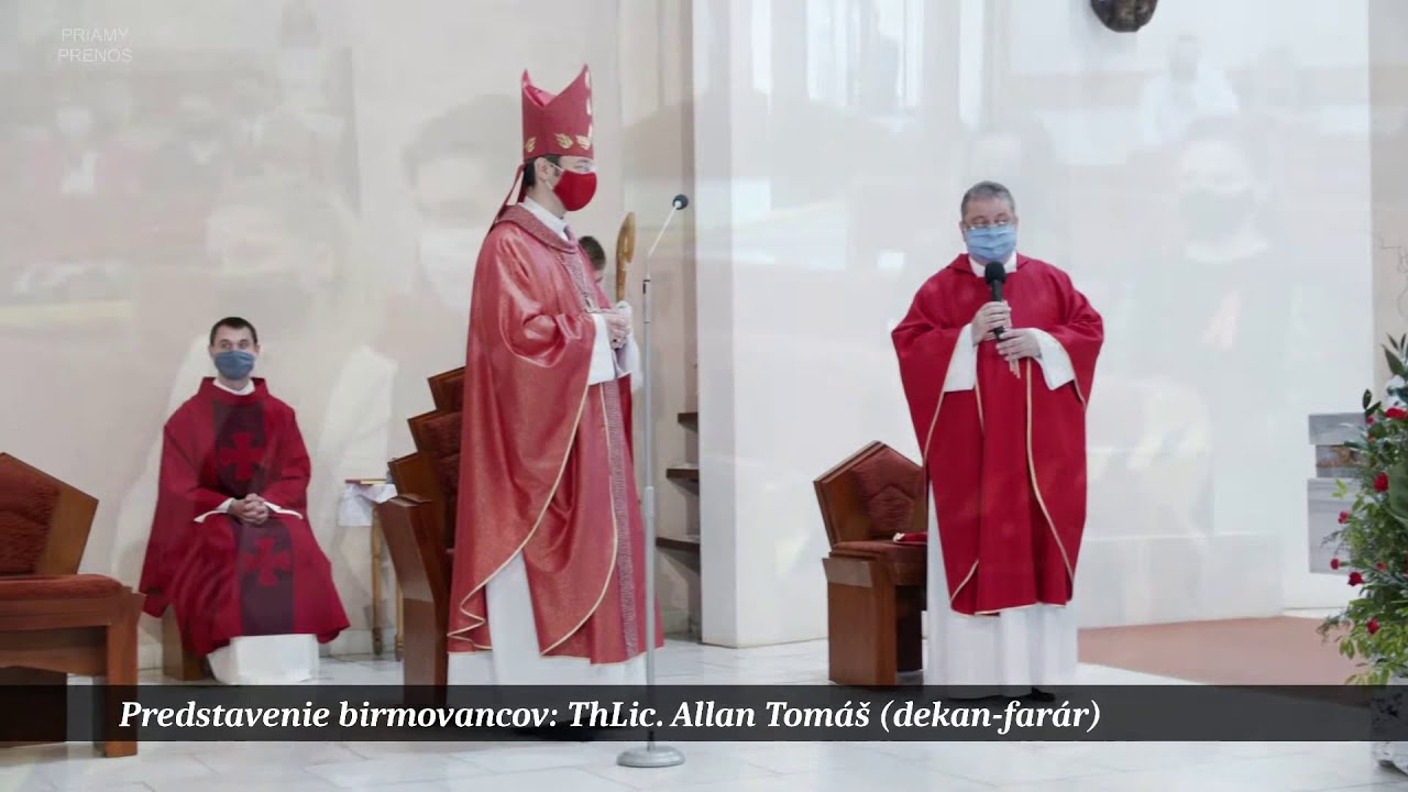 Slávnosť birmovania z farnosti Svätého Kríža v Snine (16.05.2020)