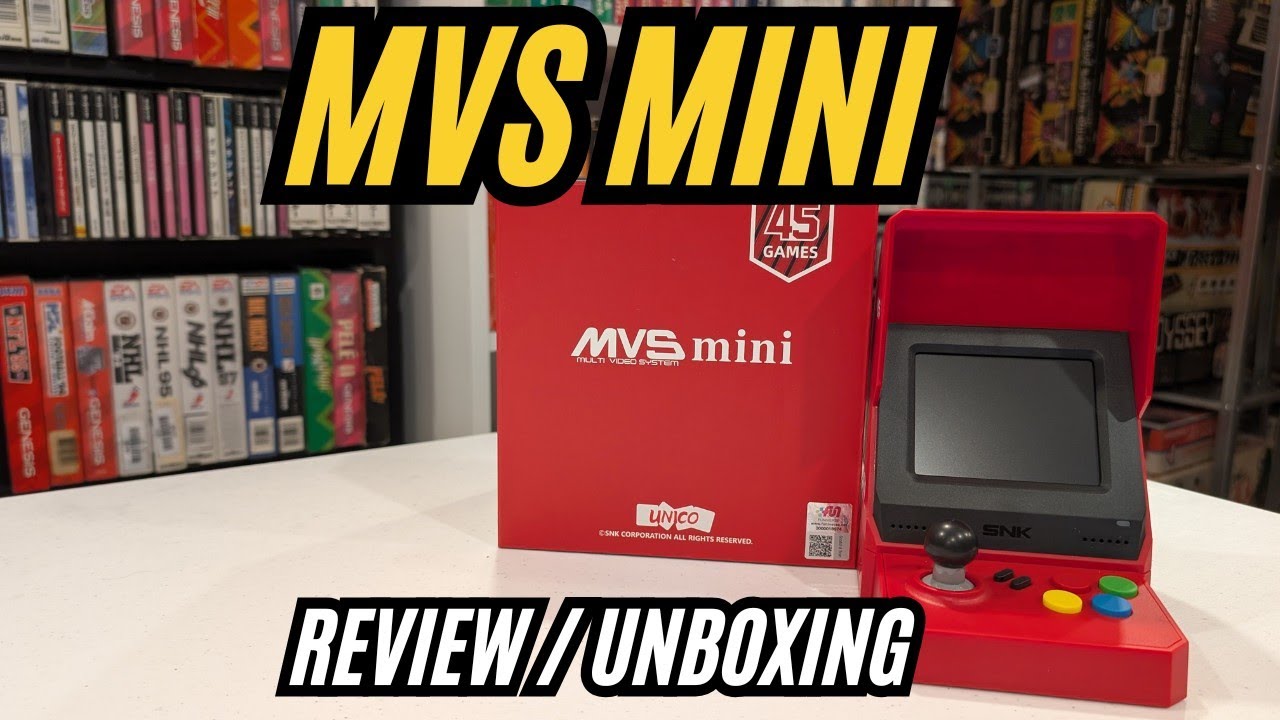 MVS Mini - UNBOXING e análise (+ comparação com o Neo Geo Mini)
