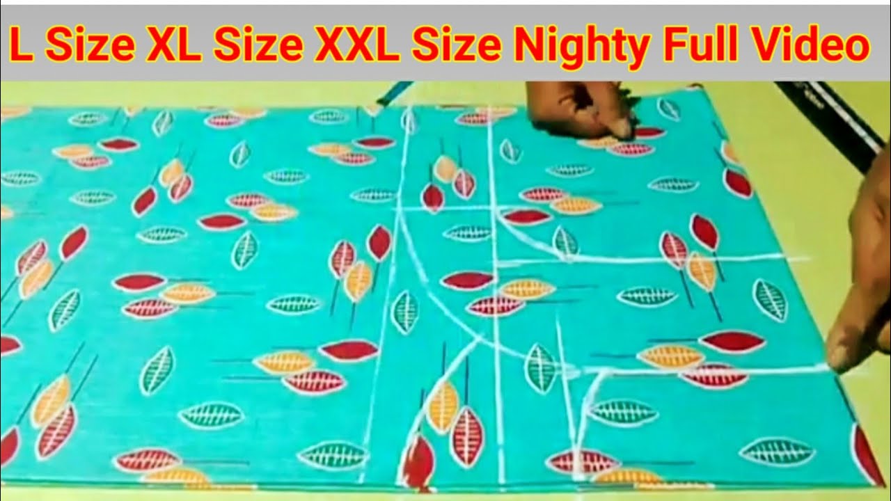 nighty design cutting and stitching || nighty cutting || nighty design || simple nighty cutting