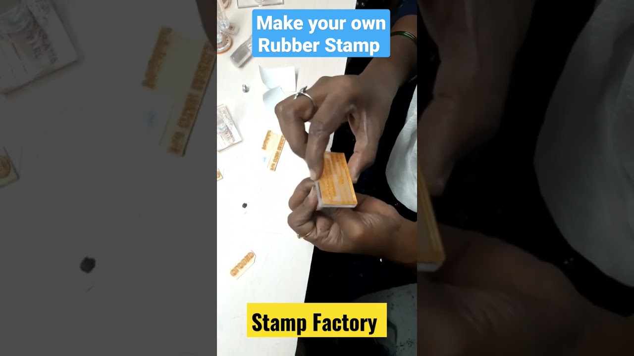 Online Rubber Stamp Order | #stamp #rubberstamp #shorts #viral