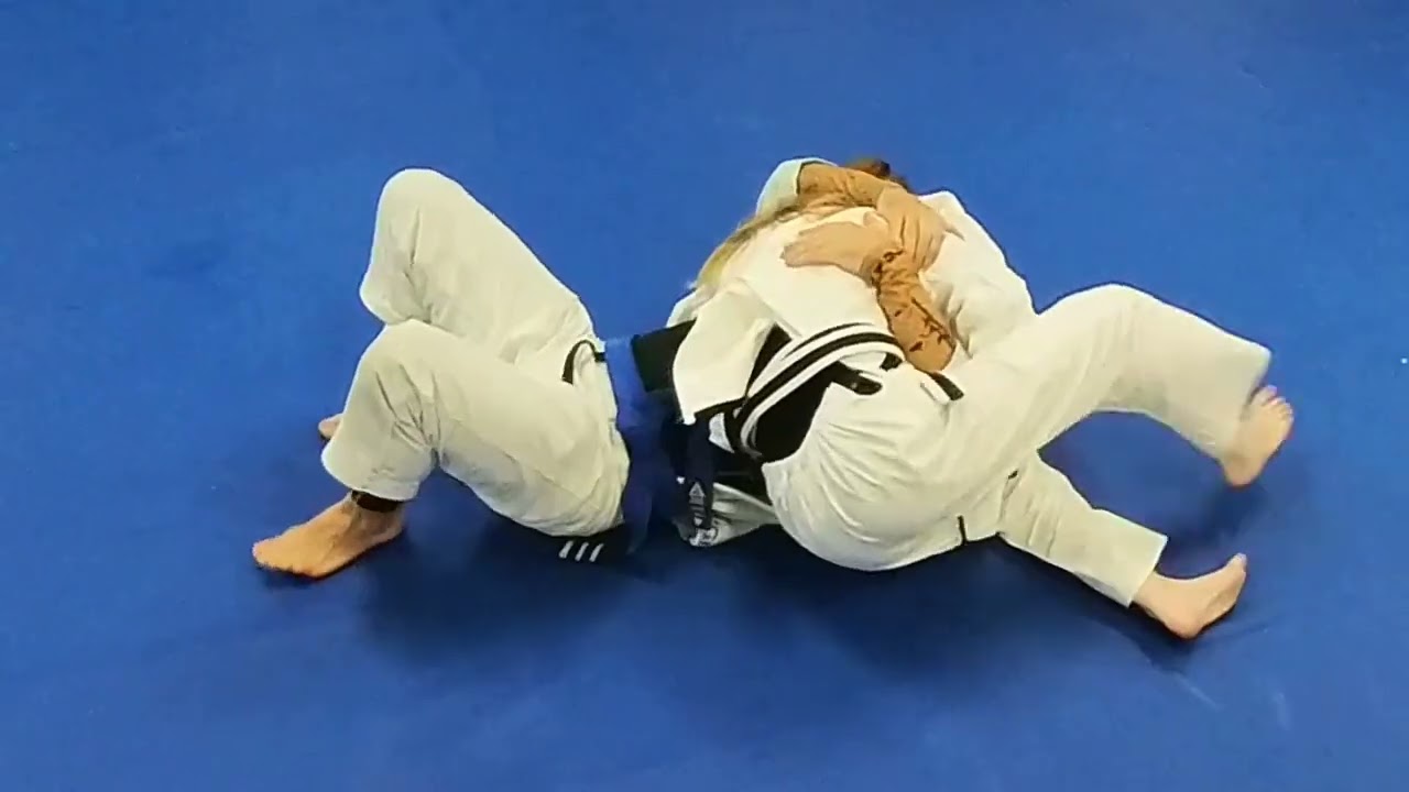Gracie Jiu Jitsu Coed Sparring; Peter and Sophia Monday night shenanigans