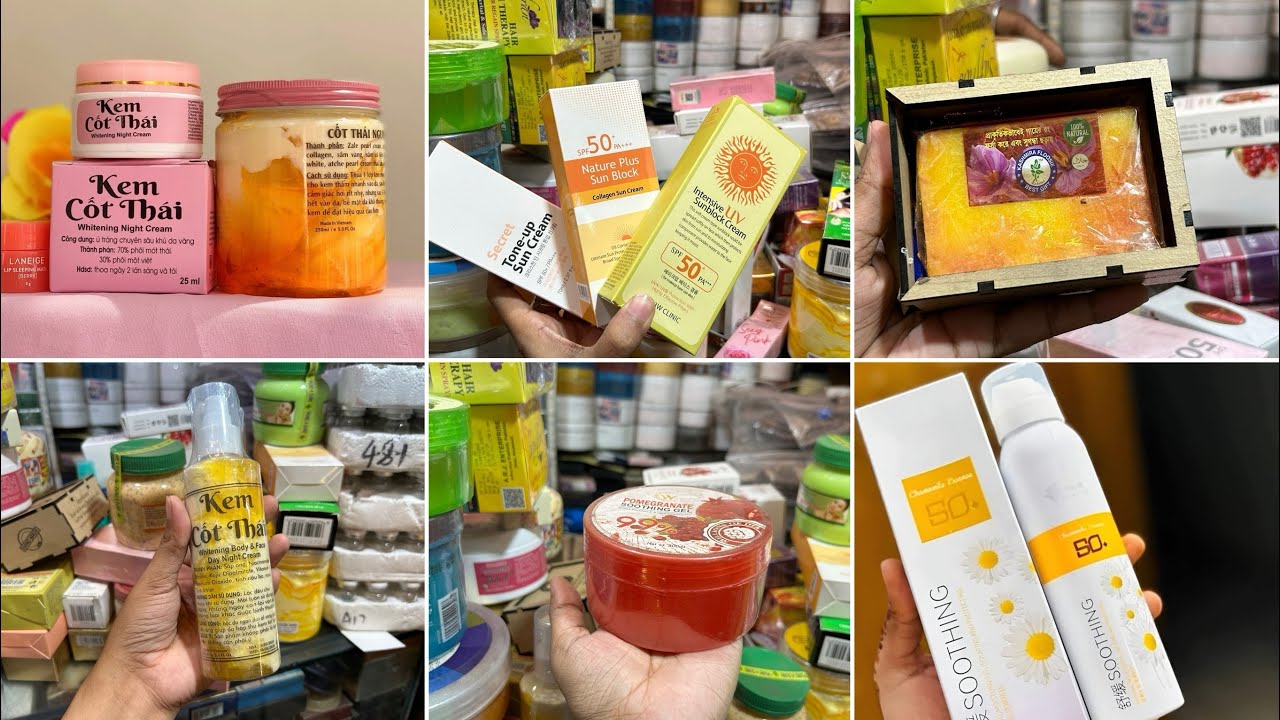 Latest skincare /haircare and skin brightening products at Gausia market in wholesale price😱
