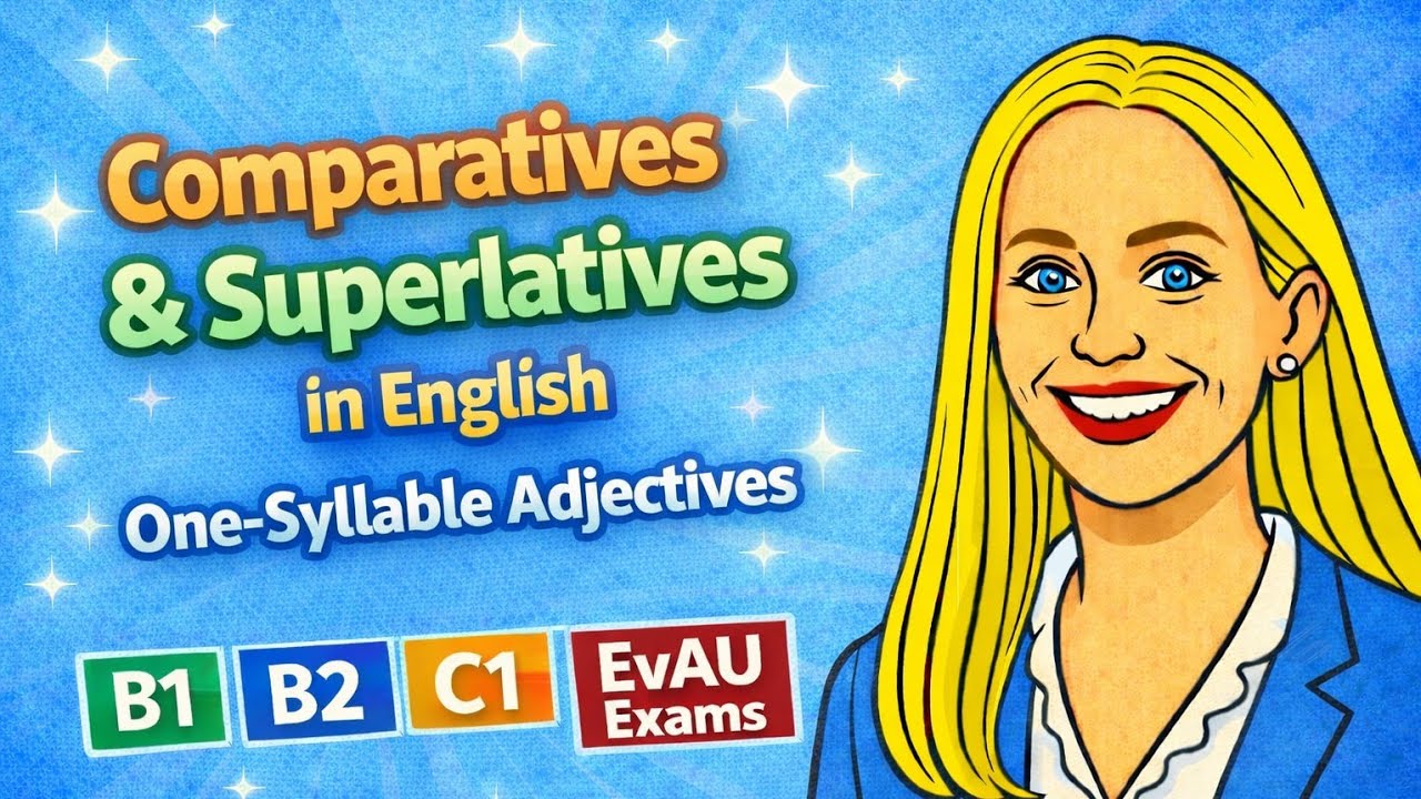 Краткие (односложные прилагательные) сравнительные и превосходные степени -er / the -est